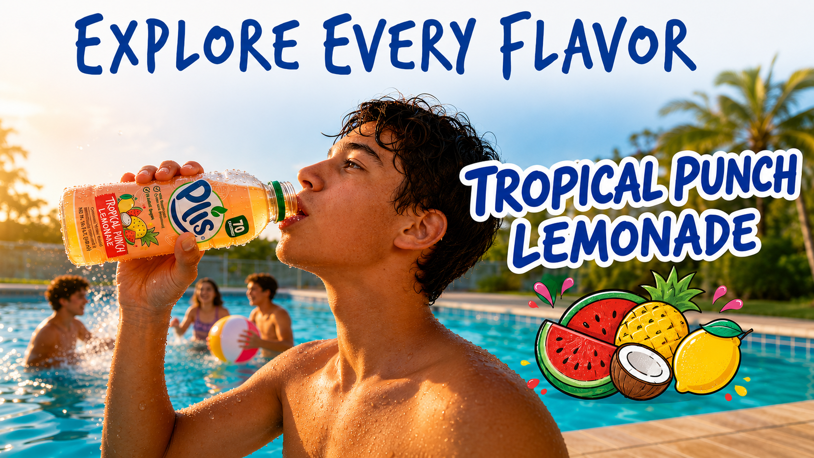Plis Tropical Punch Lemonade