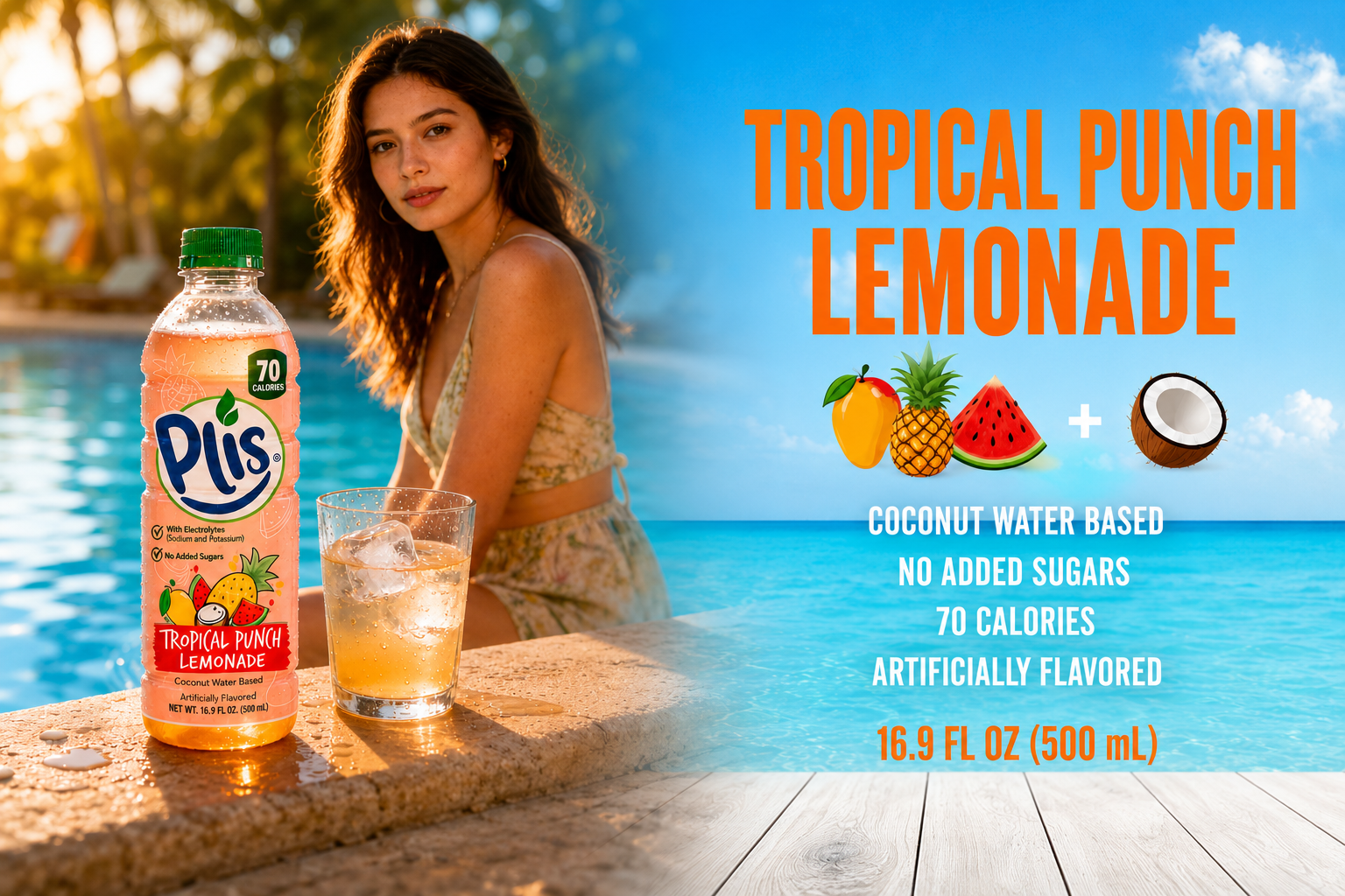 Plis Tropical Punch Lemonade